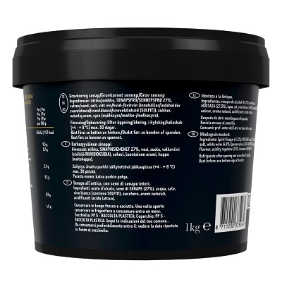 Maille à L’Ancienne - La Senape à L’Ancienne in formato professionale da 1kg ti aiuta a conferire un gusto raffinato a tutte le tue preparazioni.